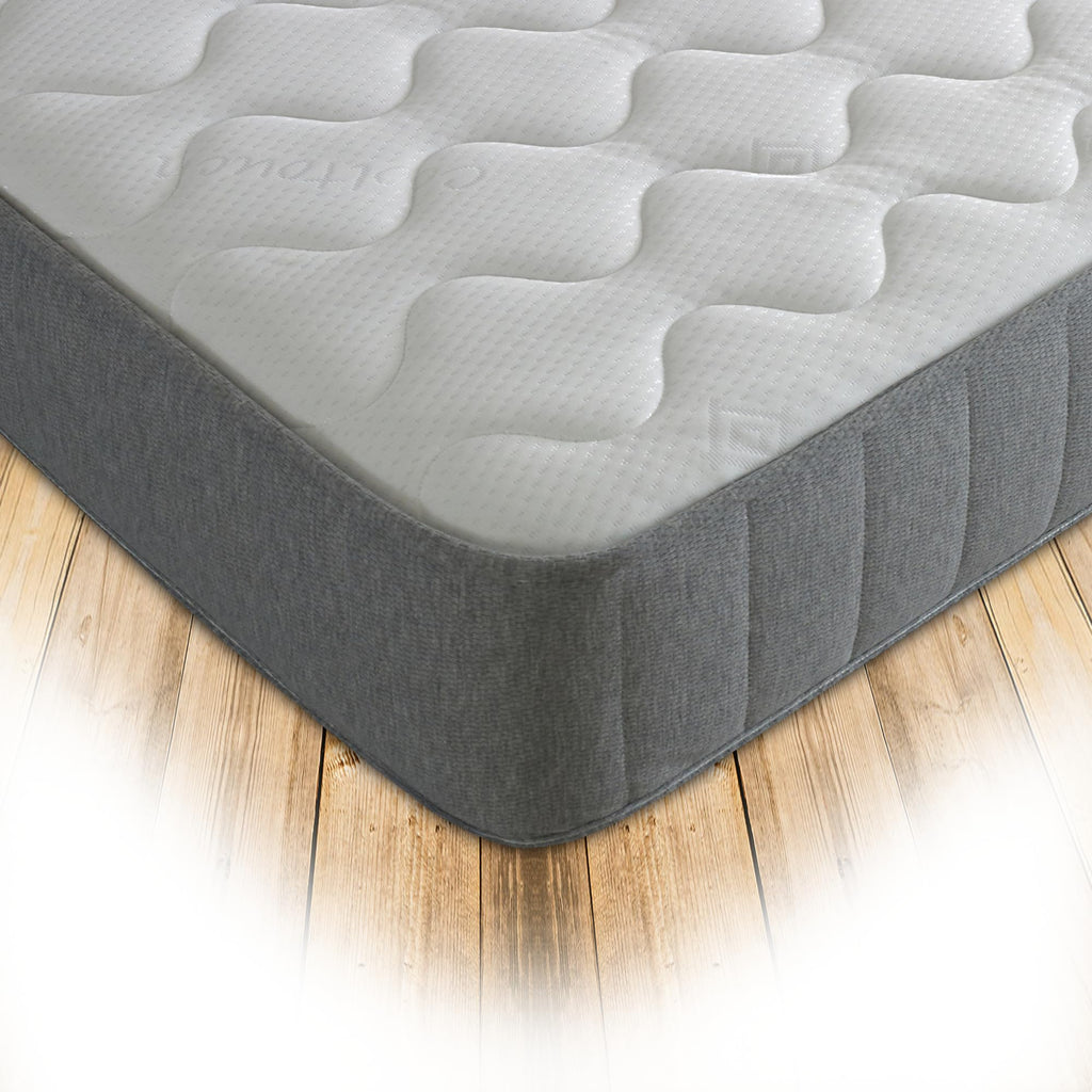 Starlight Beds Castle Double Mattress, Grey, 5ft x 6ft6
