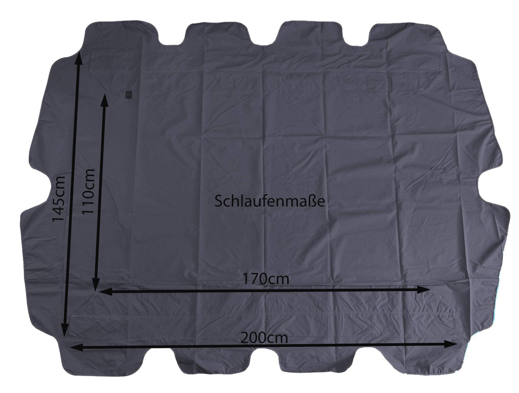 Quick-Star 3-Seater Swing Replacement Roof - Grey Polyester Canopy