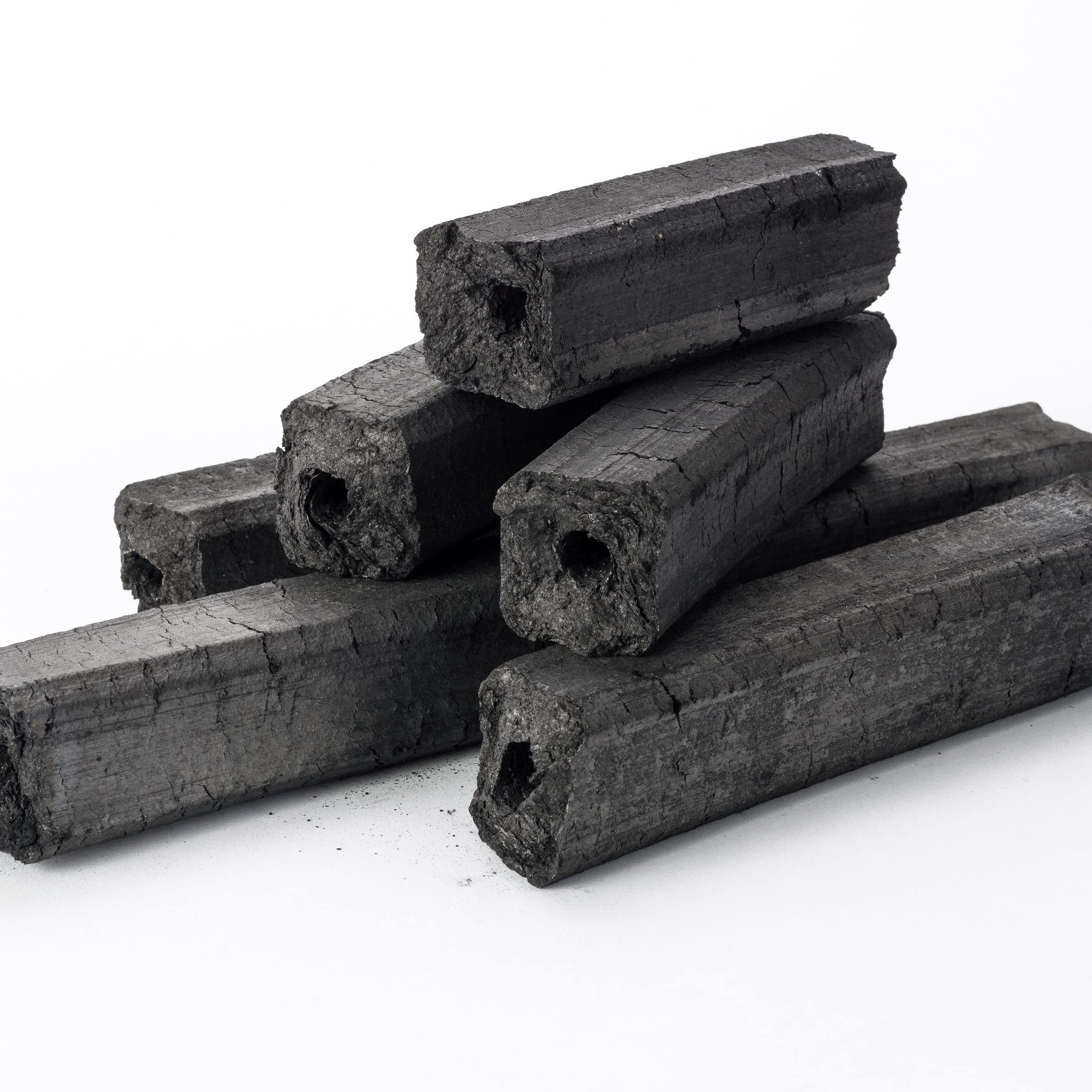 Ken Chiku White Charcoal Binchotan 10kg - Smokeless Konro Grill Fuel