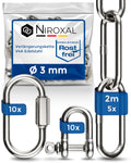 Jolof Store V4A Stainless Steel Chain Set – 2m Heavy Duty Suspension Kit