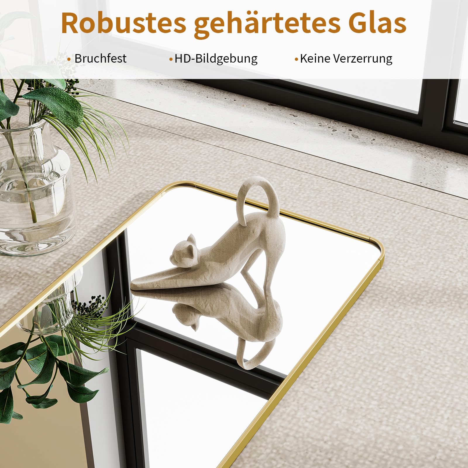Koonmi Full Length Standing Mirror | 40x150cm Shatterproof Floor Mirror