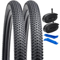 YunSCM 2-Pack 26x1.95 Mountain Bike Tyres and Tubes | Foldable MTB Set