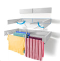 Step Up Wall Mounted Retractable Clothes Drying Rack - 100cm, 25kg
