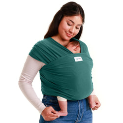 Sleepy Wrap Baby Carrier – Breathable Dark Green Newborn Wrap