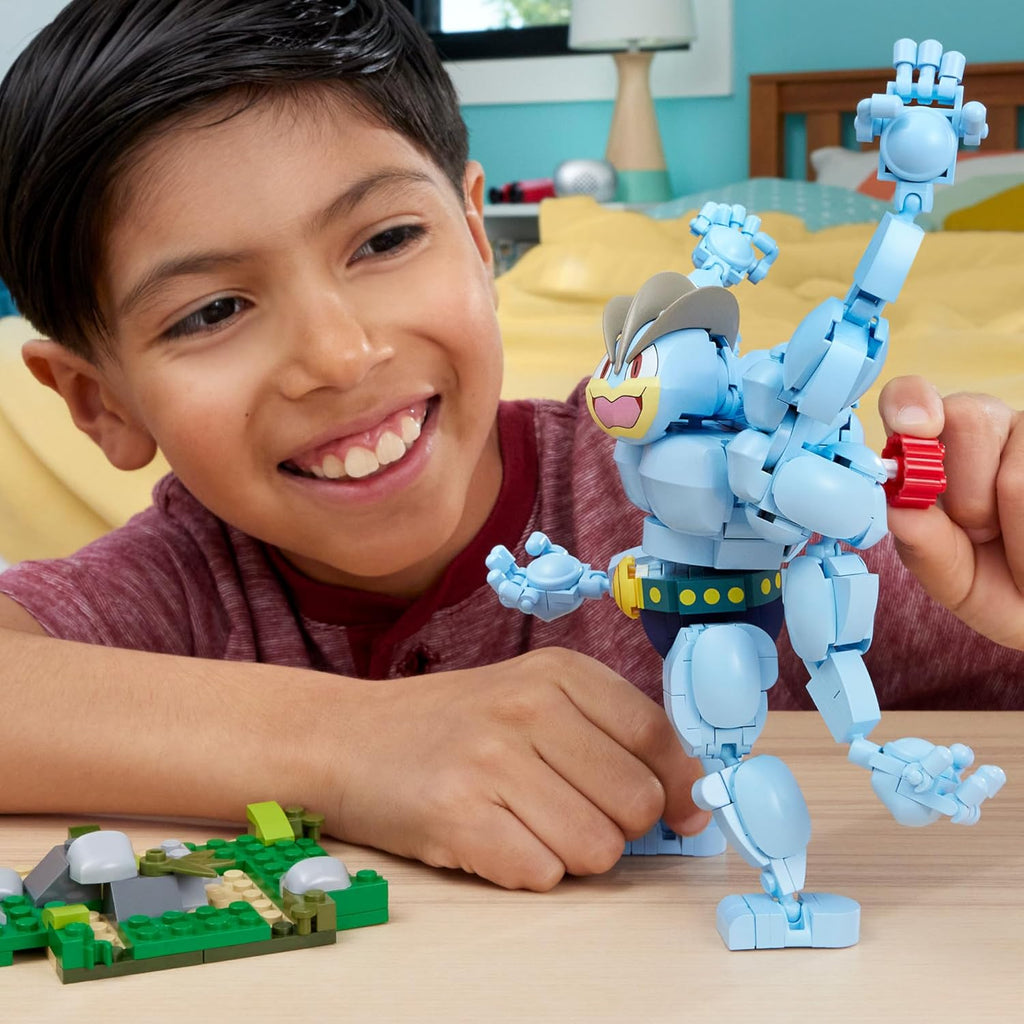 MEGA Pokémon Machamp Building Set – 401-Piece Motion Brick Toy