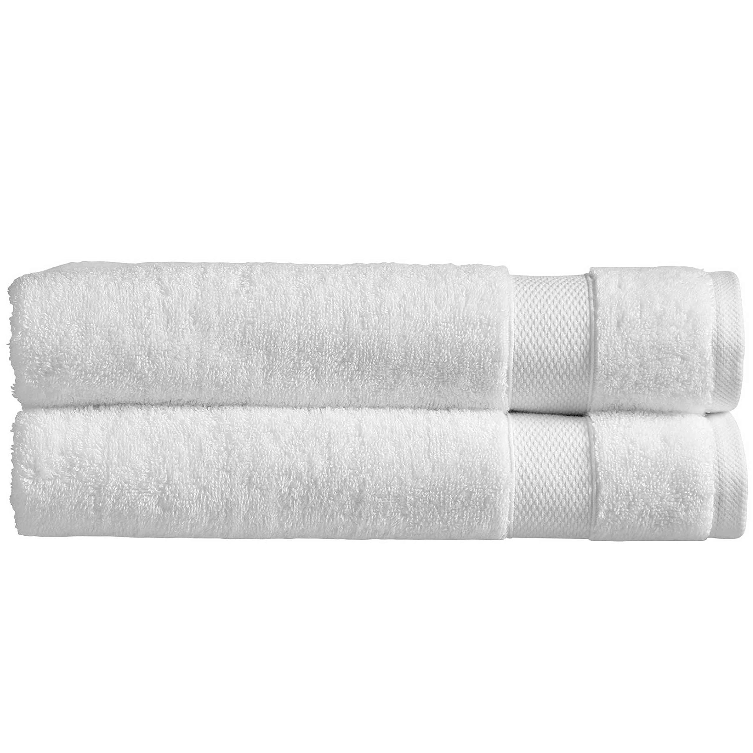 Christy Refresh Bath Sheets - Set of 2 - 100% Cotton 550GSM White