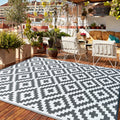 CHOSHOME Outdoor Rug – 120x180cm Reversible Waterproof Garden Carpet
