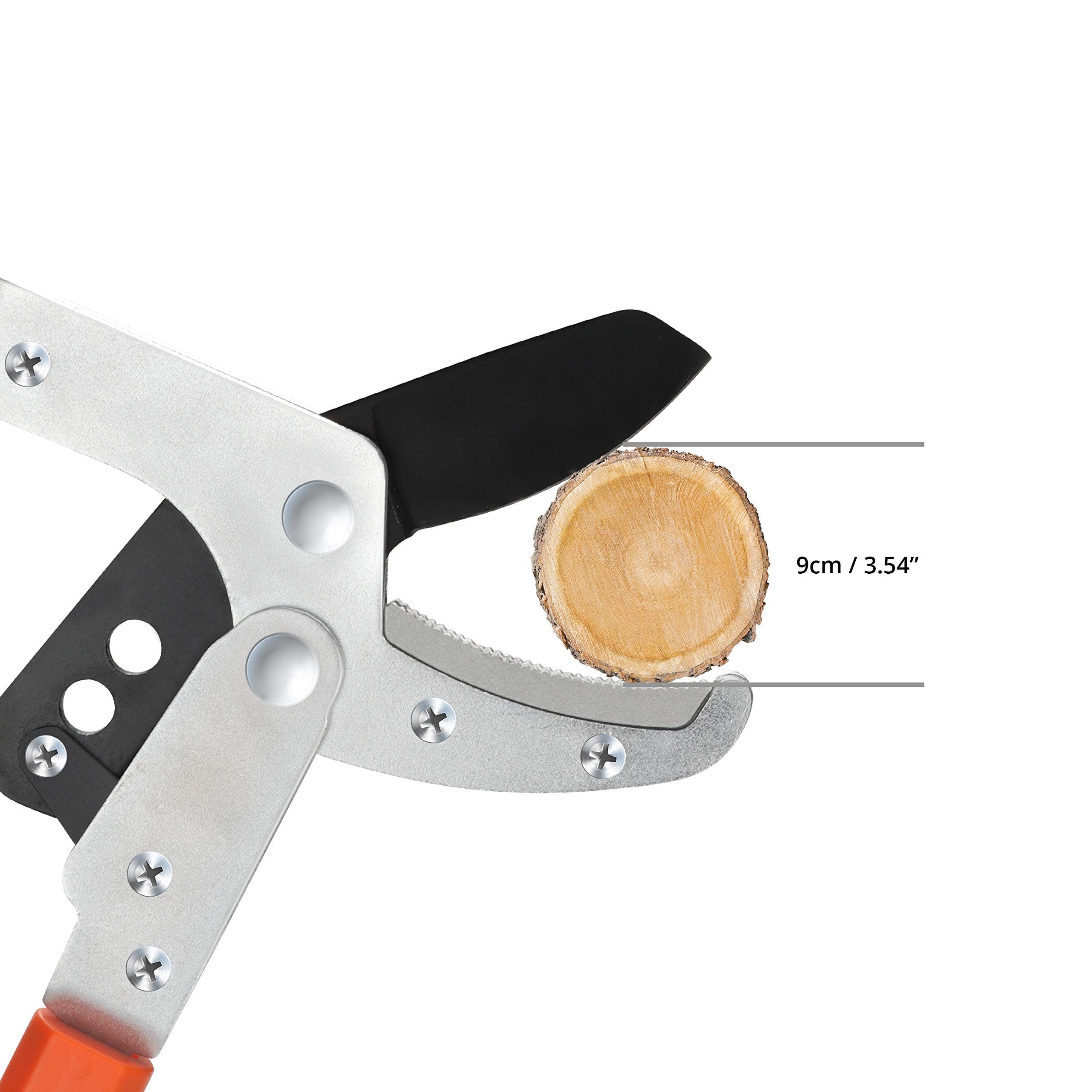 Kurtzy Heavy Duty Telescopic Anvil Lopper – 67-100cm Extendable Tree Cutter