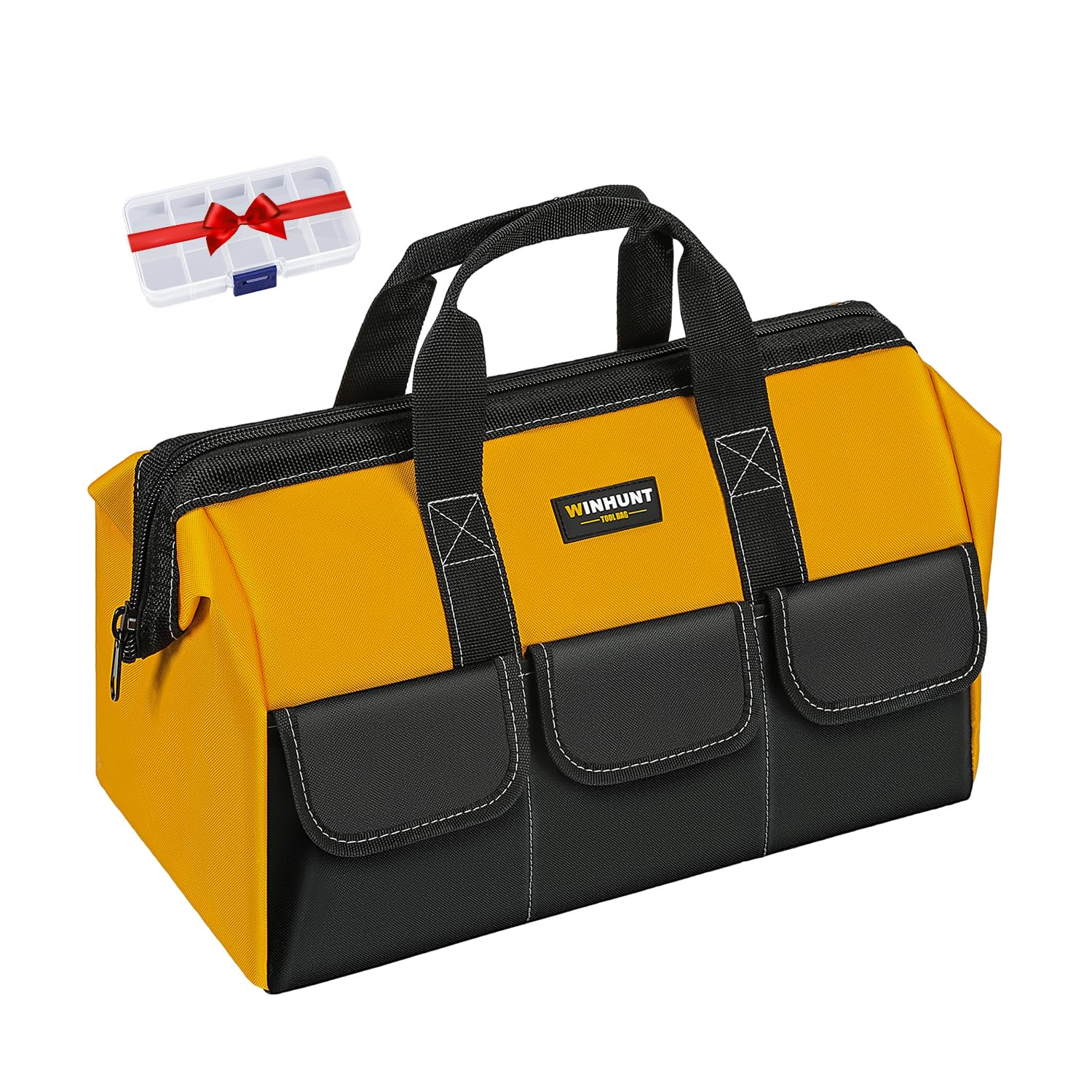 WINHUNT 17 Inch Large Tool Bag | 1680D Heavy-Duty Storage Organizer