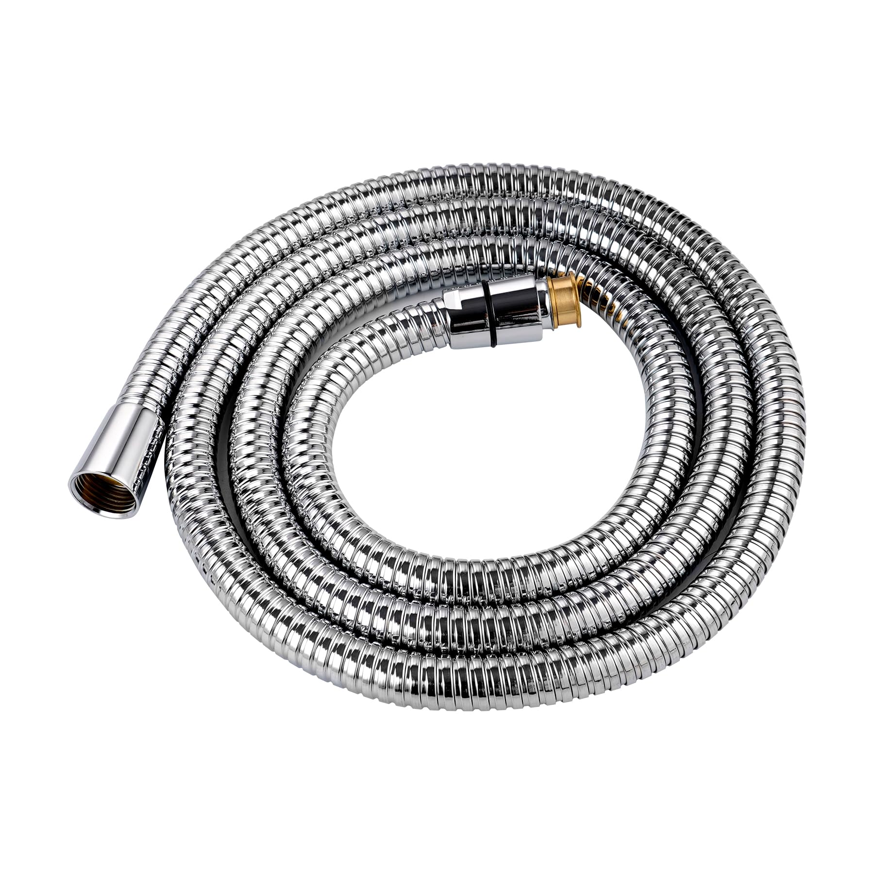 Hibbent 1.75m Large Bore Shower Hose | Low Water Pressure Boosting Chrome