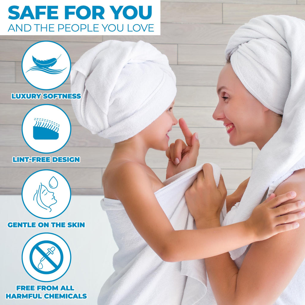 Superior Collection 100% Zero Twist Cotton Super Soft and Absorbent 3-Piece Towel Set, Brick - image 5