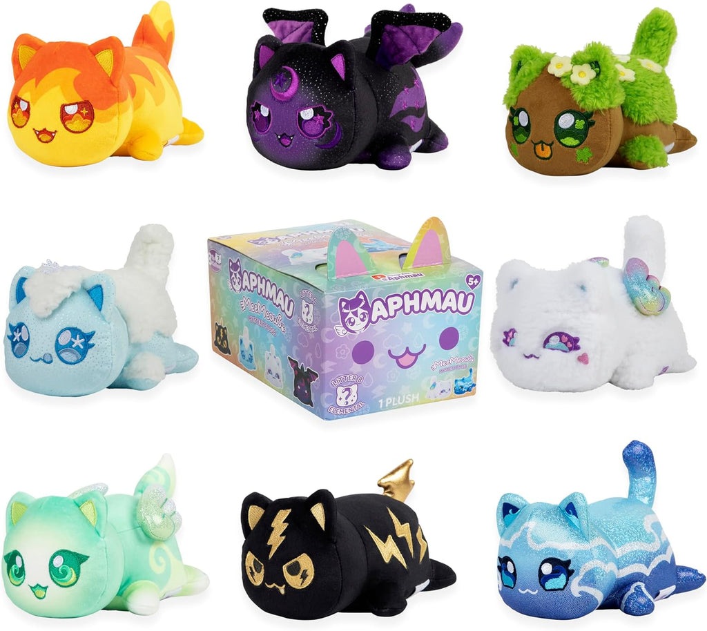 Aphmau MeeMeow Mystery Plush - 6 Inch Elemental Series 8 Cat Toy