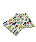 Ger3as Set of 2 Stonewashed Linen Cotton Tea Towels - 50 x 70 cm