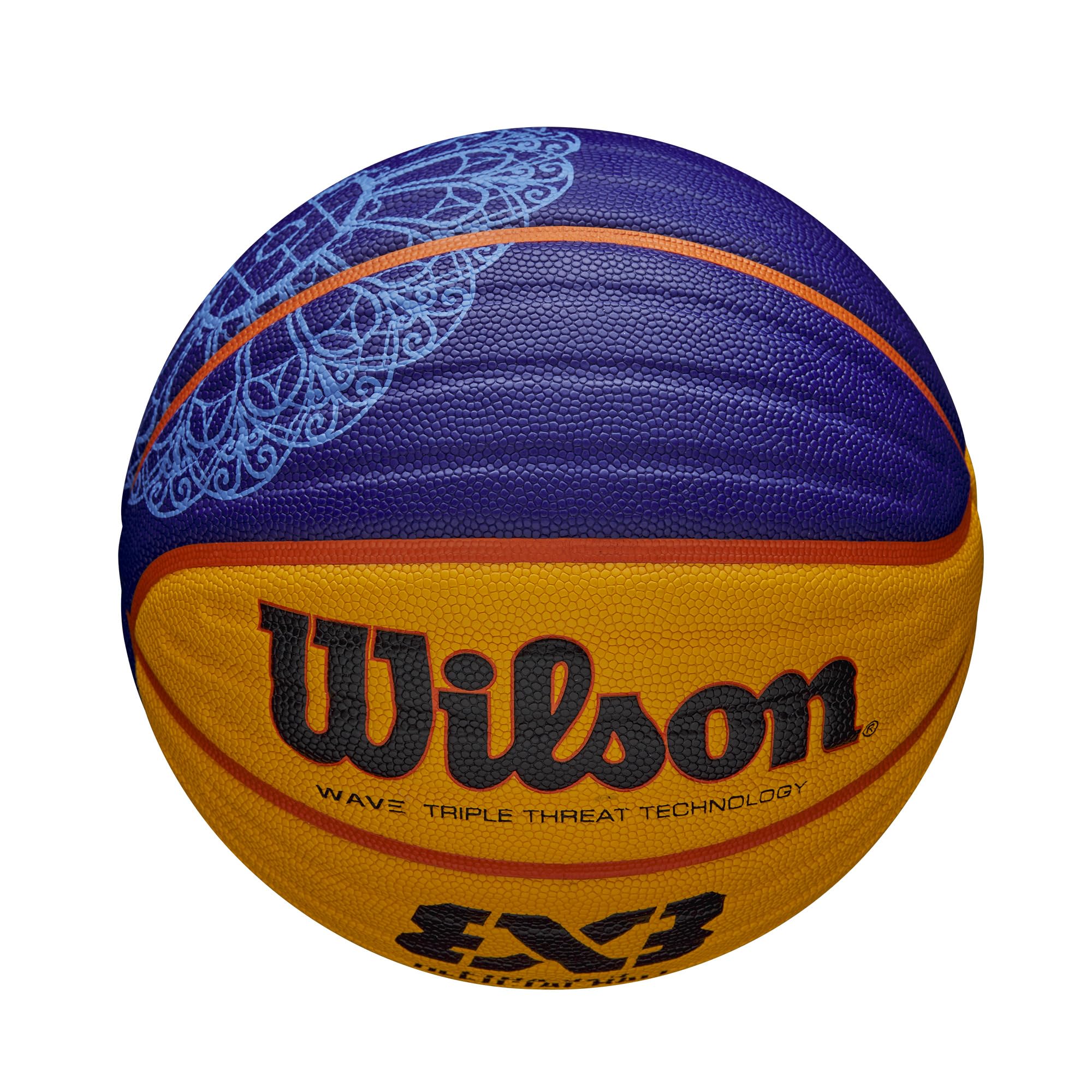 Wilson FIBA 3x3 Official Game Basketball – Size 6 Outdoor Rubber Ball