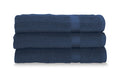 Gabel Pure Cotton Face Towels – Set of 3 Large Blue Terry Cloth