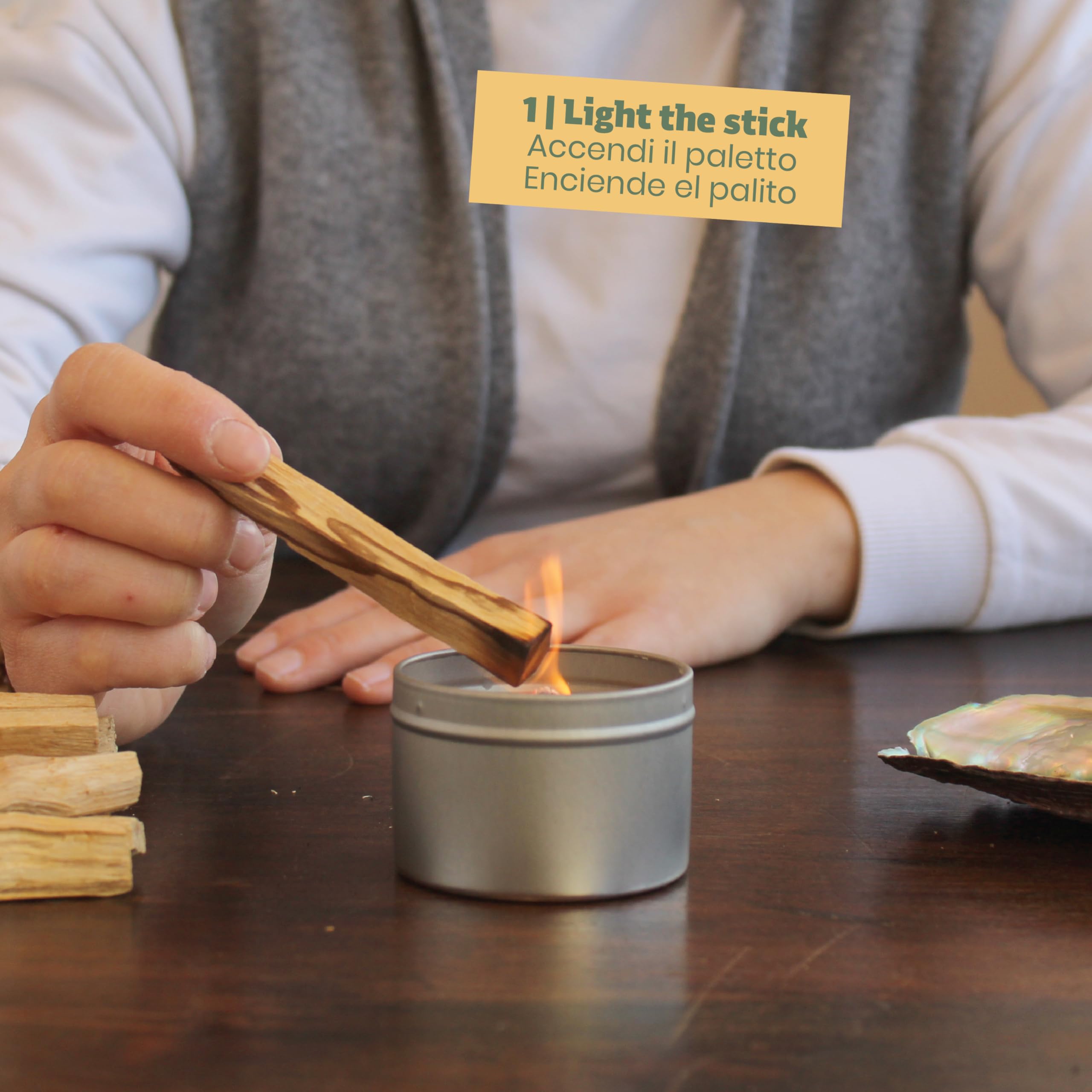 Nirdosh Palo Santo Incense Sticks - 50 Natural Wood Sticks for Meditation