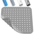 XIYUNTE Square Shower Mat – Non-Slip Anti-Mould 53x53cm Grey Mat