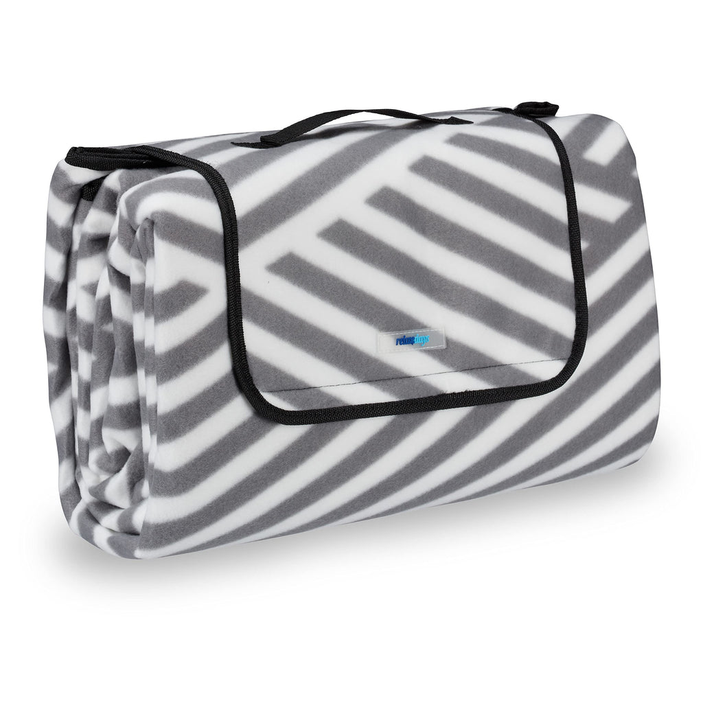 Relaxdays XXL Picnic Blanket | Insulated 200x200cm Folding Beach Rug