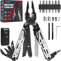 BIBURY Multitool Pliers with Scissors and Screwdriver Set – Black