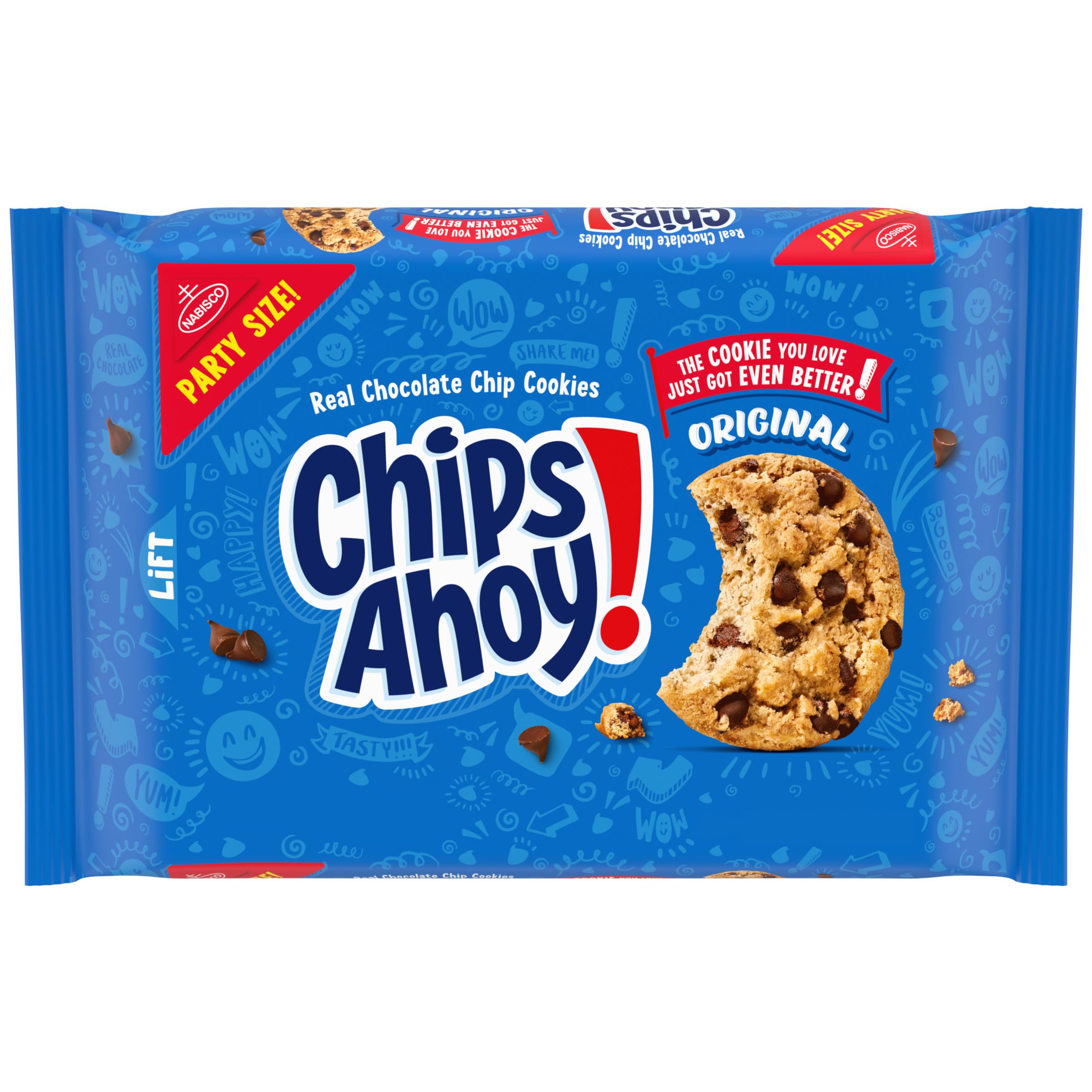 Chips Ahoy! Original Chocolate Chip Cookies – Party Size, 25.3 Ounce