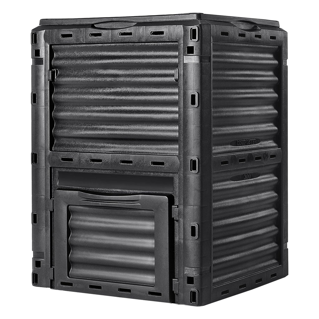 VEVOR 80 Gal Garden Compost Bin | BPA-Free Outdoor Composter with Lid