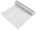 WELTRXE Non Slip Bath Mat | 68x40cm TPE Anti Mould Shower Mat – Light Grey