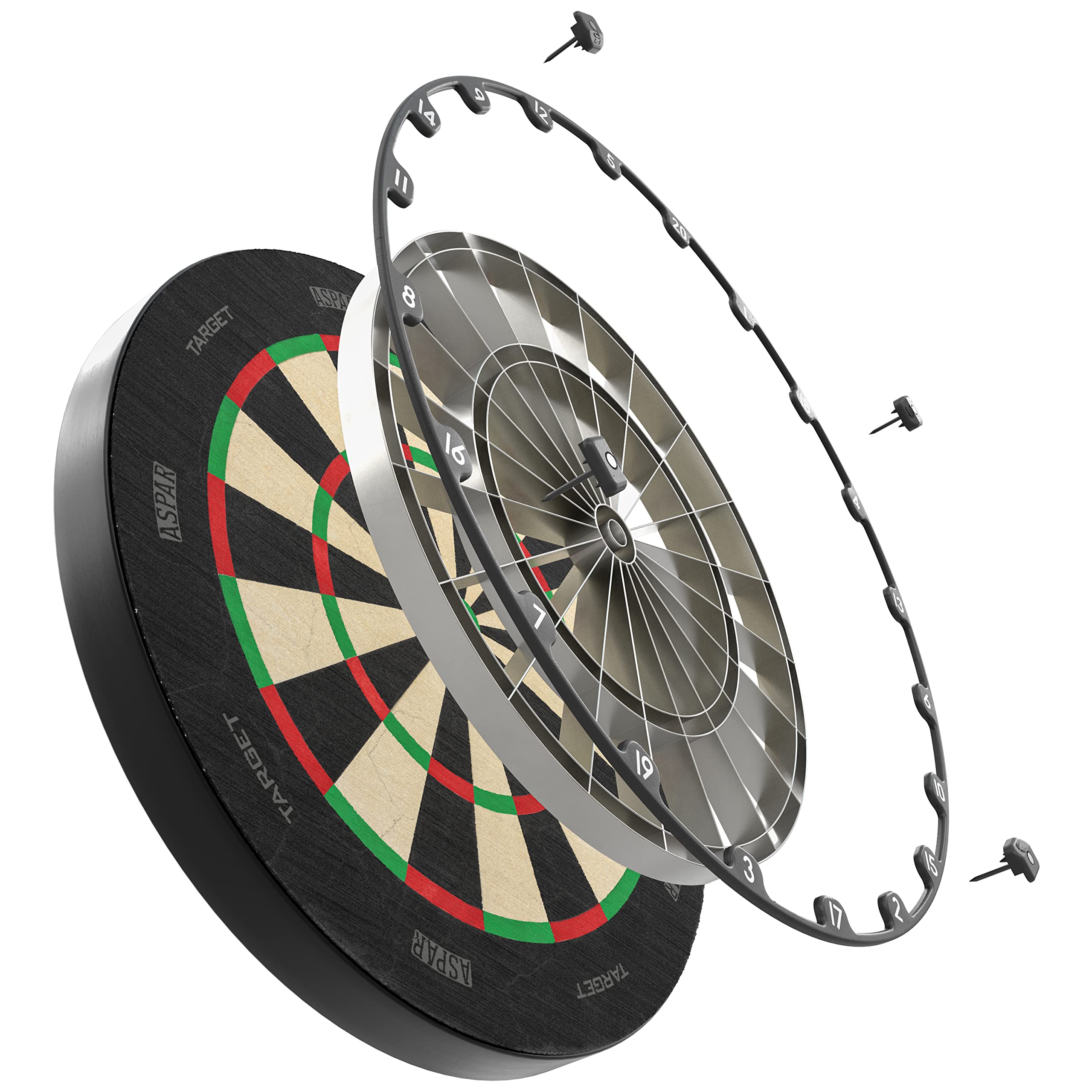 Target Darts Aspar Steel Tip Dartboard – Sisal Bristle Competition Board
