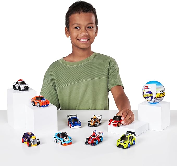 Snaps 5 Surprise Make-A-Racer – 2-Pack Collectible Mini Building Toy Cars