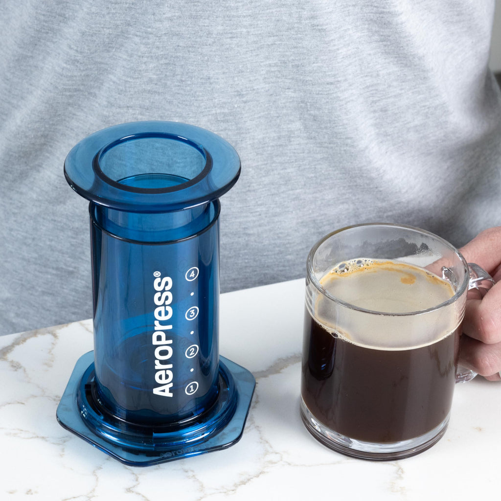 AeroPress Clear Coffee Press – Shatterproof Tritan 3-in-1 Brewer