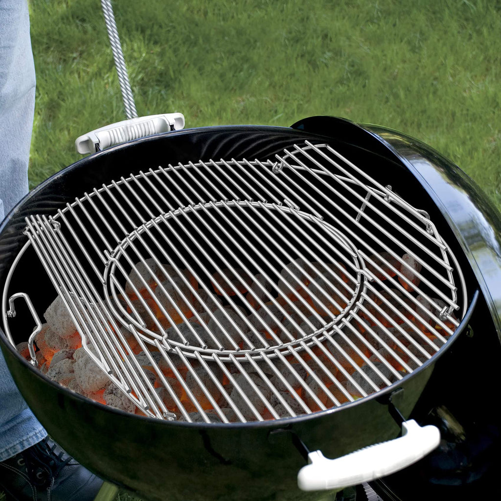 Onlyfire 21.5" Stainless Steel Cooking Grate for Weber 22.5" Kettle Grill