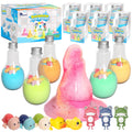 FIREKOTO Kids Bath Bombs Kit – 8-Pack STEM Science Toys with Surprise