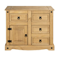 Corona Mexican Solid Pine Sideboard – 4 Drawer 1 Door Rustic Cabinet