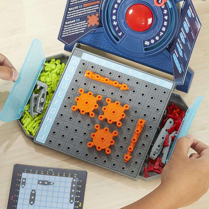 Hasbro Electronic Battleship Reloaded Strategy Board Game with Lights