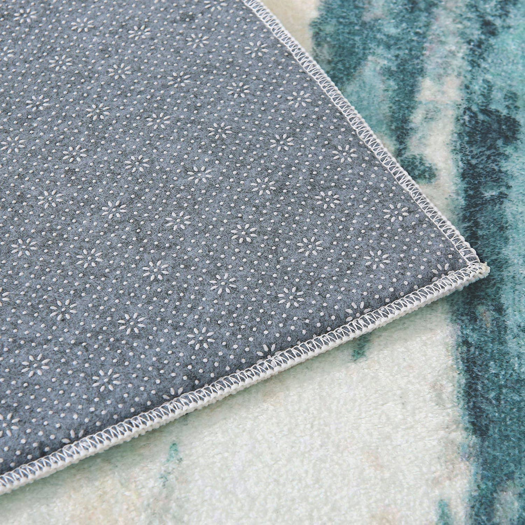Tinyboy-hbq Modern Abstract Area Rug – Soft Non-Slip Short Pile Carpet