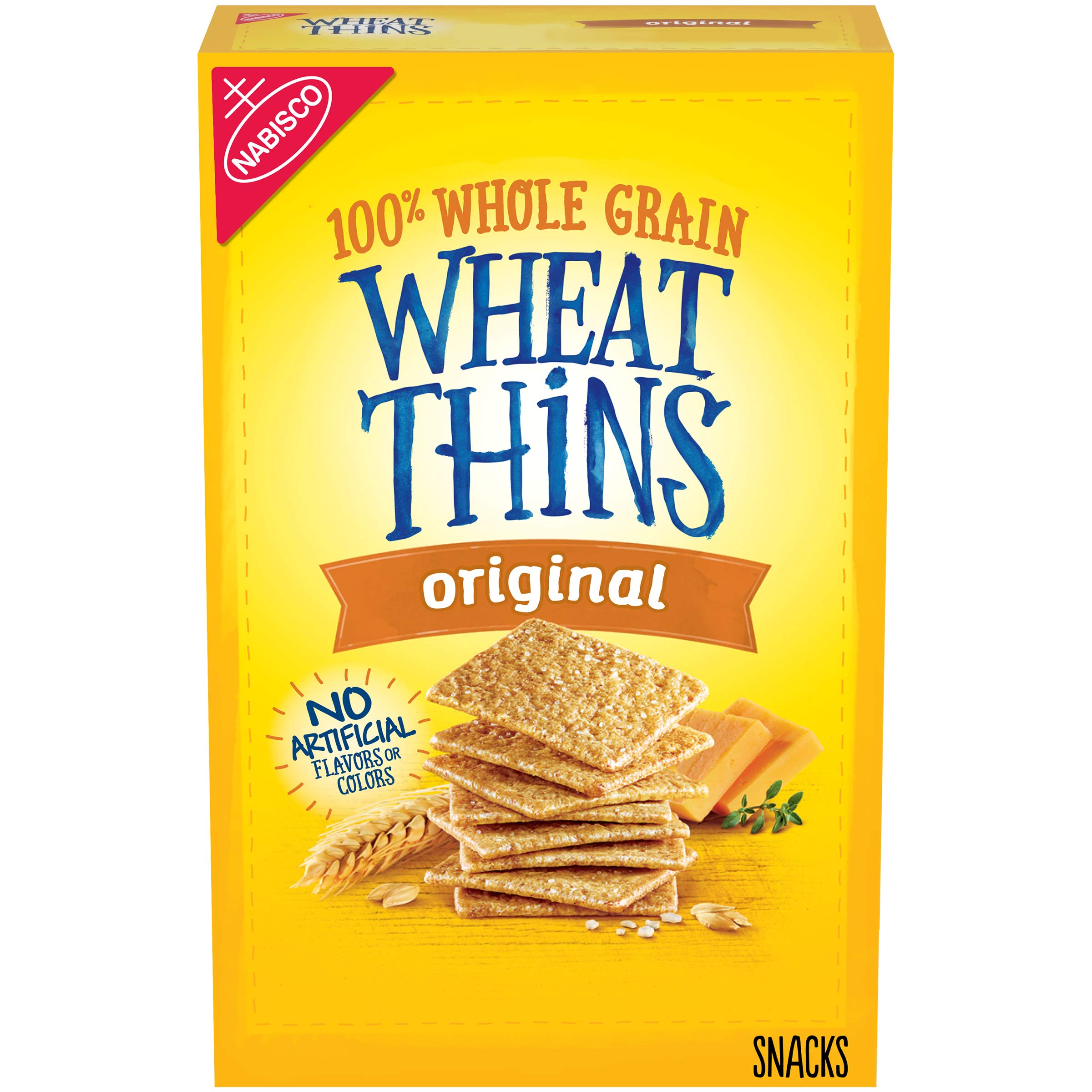 Wheat Thins Original Whole Grain Crackers – 9.1 oz (257g) Snack Box