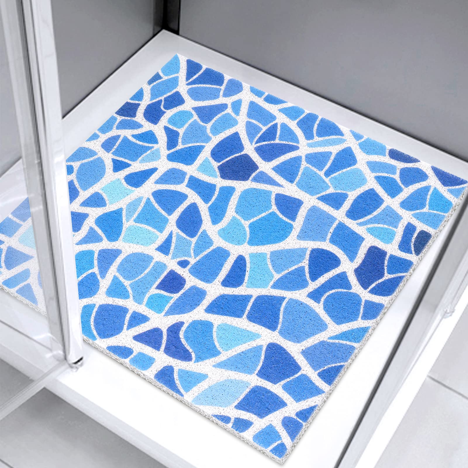 Square Shower Mat | 60x60cm Non-Slip Loofah Anti-Mould Mat
