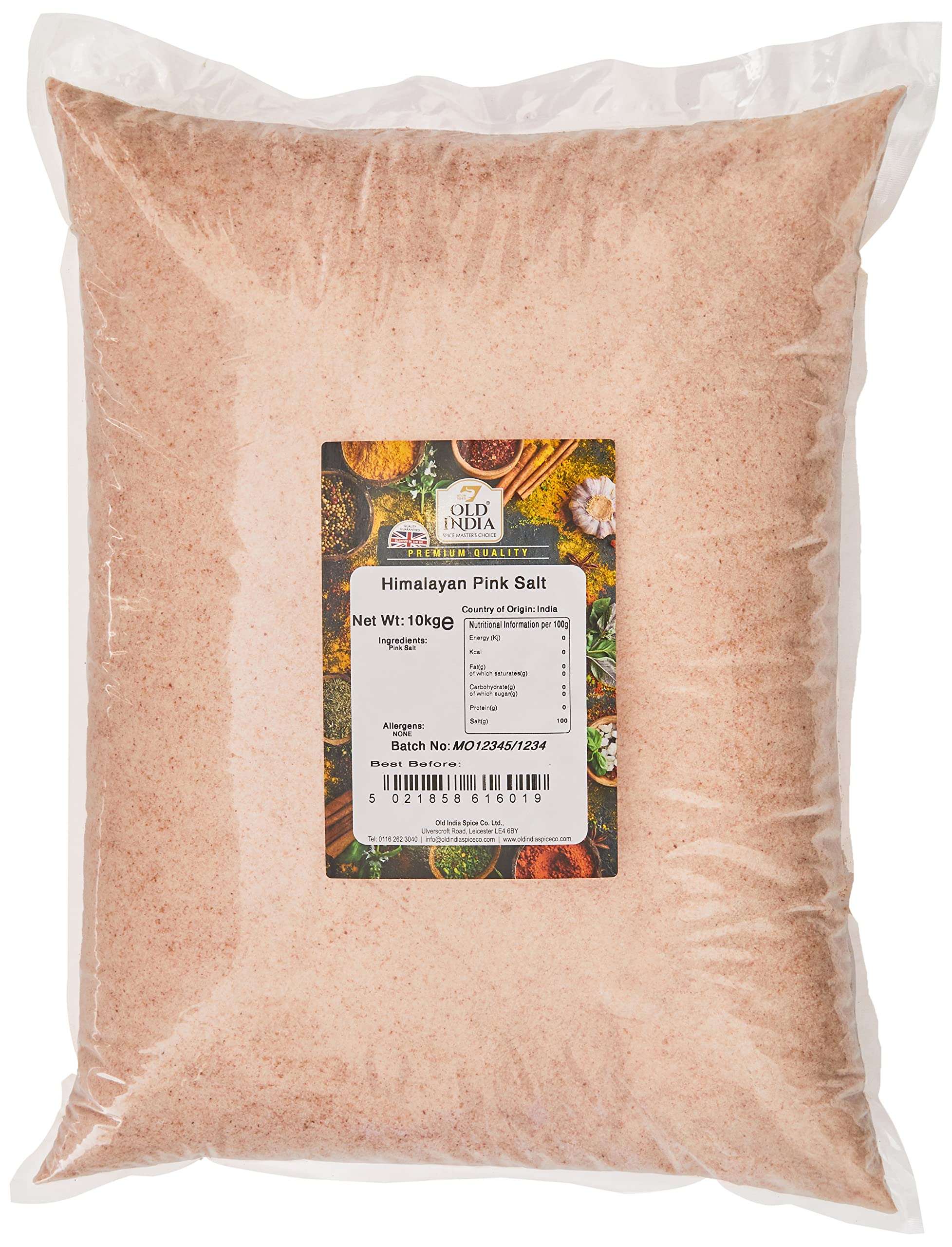 Old India Himalayan Pink Salt – 10kg Bulk Natural Gourmet Seasoning