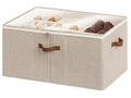 StorageWorks Extra Large Fabric Shoe Organizer with Adjustable Dividers