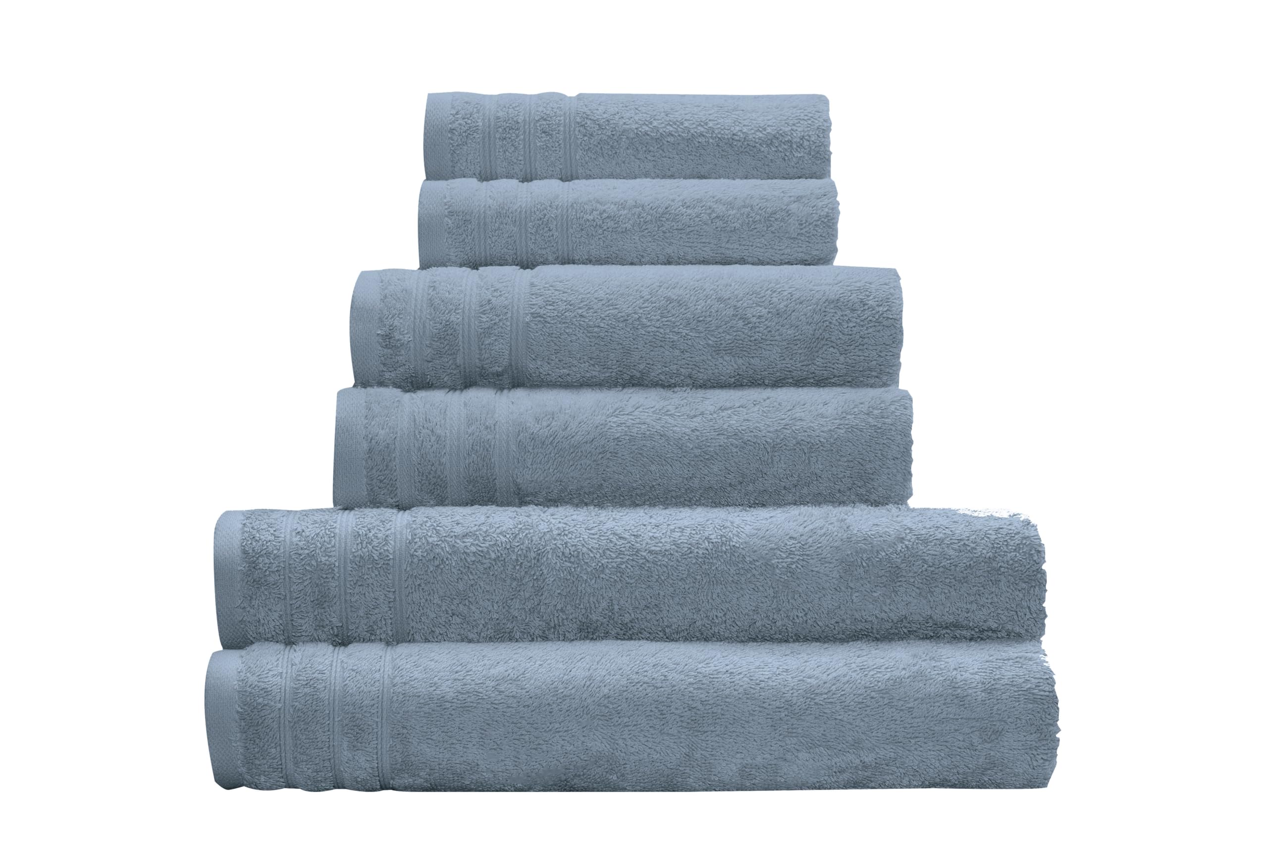 Kleine Wolke Royal Bath Towel – 100% Cotton Terry Cloth, Steel Blue