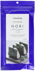 Clearspring Japanese Dried Nori Sea Vegetable Sheets - 25g (Pack of 3)