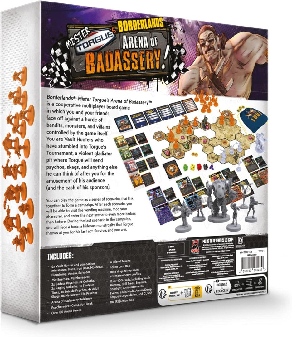 Borderlands: Mister Torgue's Arena of Badassery Strategy Board Game
