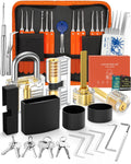 Eventronic 38-Piece Lock Pick Set with 4 Transparent Training Locks