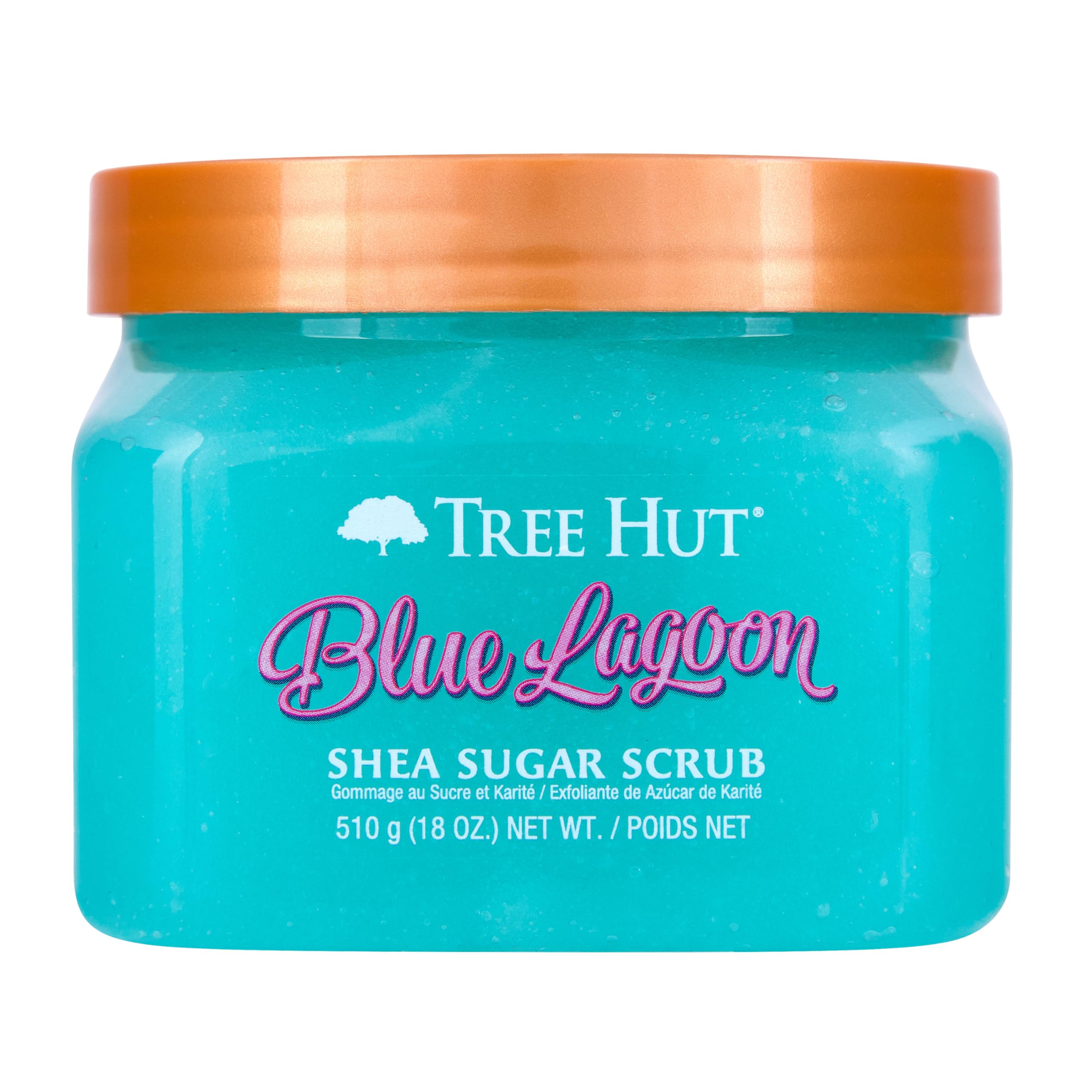 Tree Hut Shea Sugar Body Scrub – Blue Lagoon Exfoliating Scrub (510g)