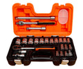 Bahco S240 1/2" Drive Metric Socket Set - 24 Piece Kit (10-32mm)