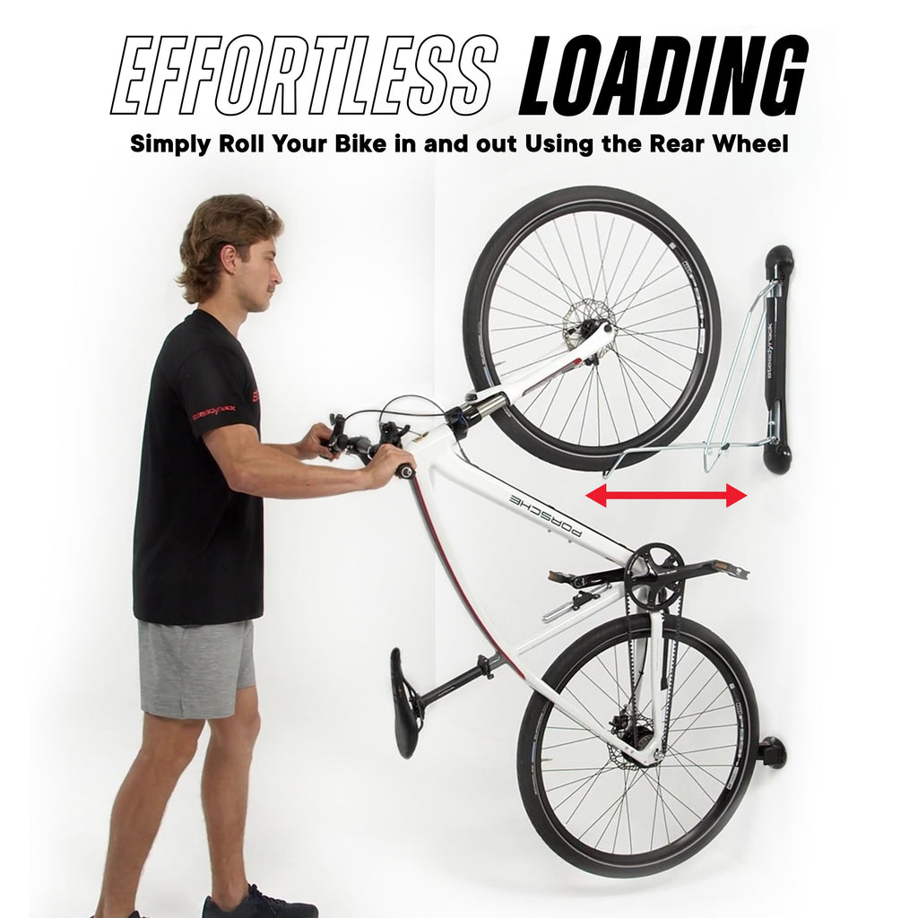 Steadyrack Classic Bike Rack – Wall Mounted Vertical Storage for Garage