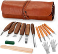 Wood Whittling Kit – 23Pc Wood Carving Set with PU Case