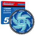 5-3/8" Ferrous Metal Cutting Circular Saw Blade - 50T 20mm Arbor