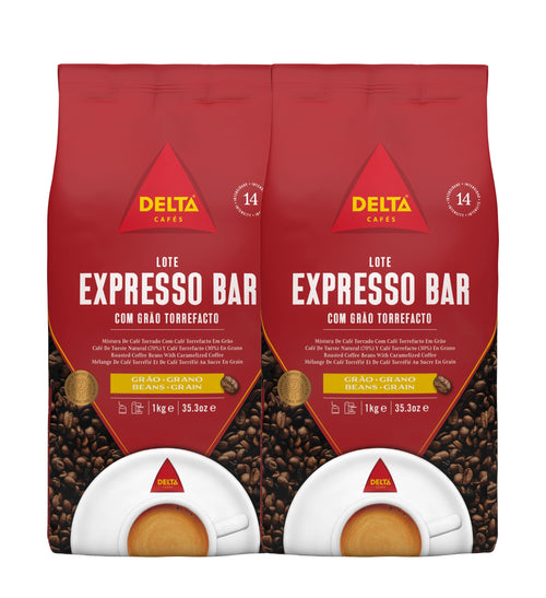 Delta Cafés Espresso Bar Coffee Beans – 2kg Arabica & Robusta Blend