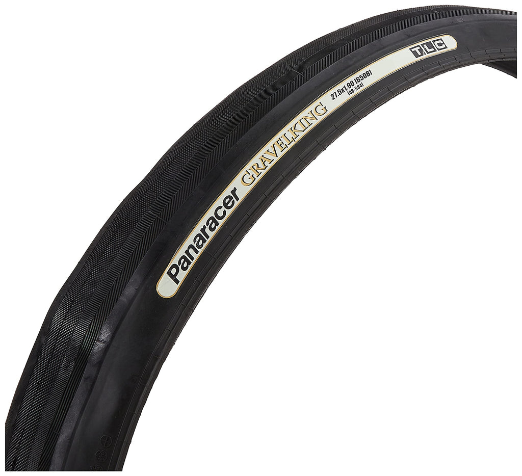 Panaracer GravelKing Slick TLC Folding Tyre - Black - 27.5 x 1.90