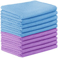 HIDMD Fish Scale Microfiber Cleaning Cloths – Lint Free 10 Pack (30x30cm)